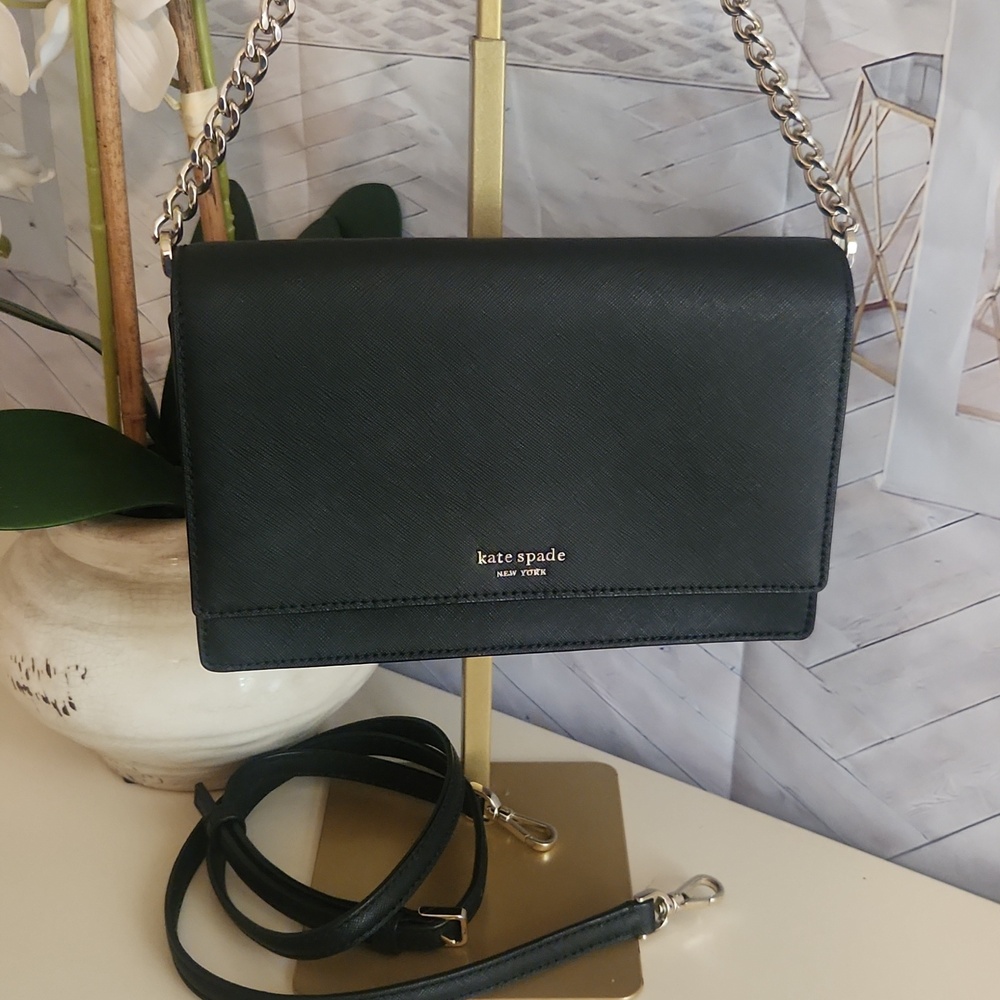 Kate Spade Black Chain Strap Shoulder Bag